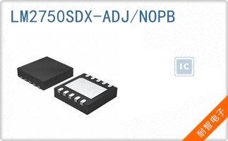 LM2750SDX-ADJ/NOPB