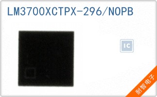 LM3700XCTPX-296/NOPB