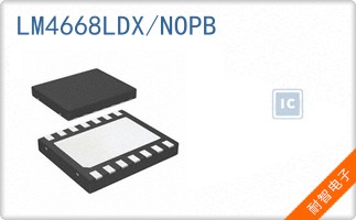 LM4668LDX/NOPB