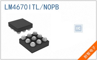 LM4670ITL/NOPB