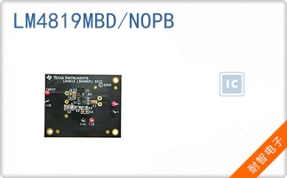 LM4819MBD/NOPB