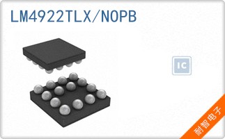 LM4922TLX/NOPB