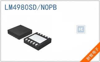 LM4980SD/NOPB