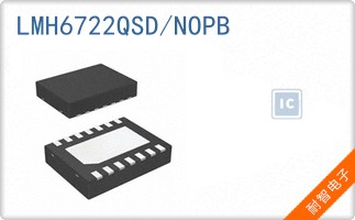 LMH6722QSD/NOPB